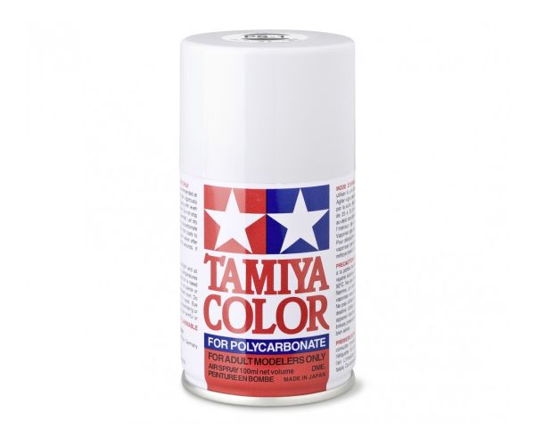 Tamiya 86001 Farbe PS-1 weiss Polycarbonat Lexan Sprayfarbe 100ml