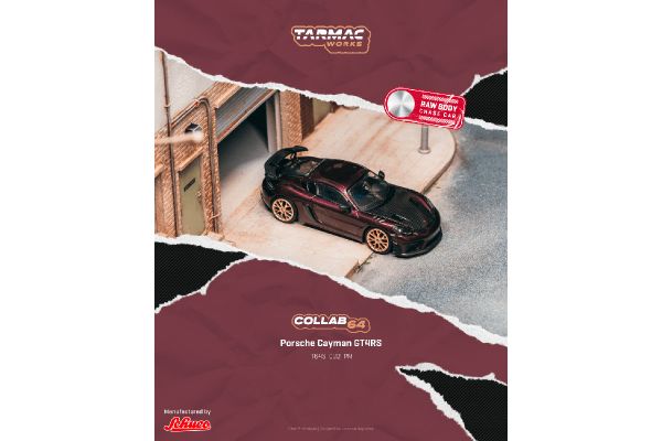 ***PREORDER Tarmac Porsche Cayman GT4RS lila metallic