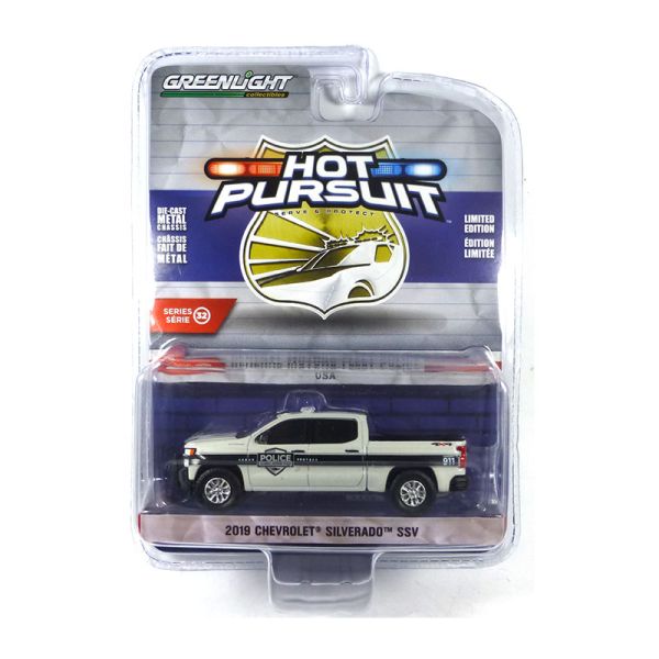 Greenlight 42890-F Chevrolet Silverado SSV weiss/schwarz 2019 - Hot Pursuit 1:64