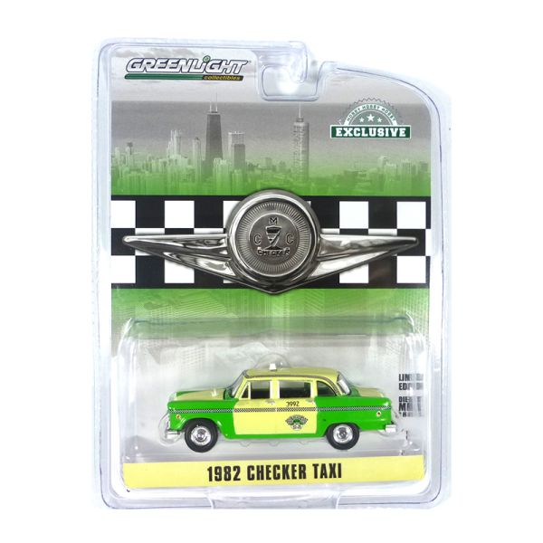 Greenlight 30208 Checker Taxi grün/creme 1982 - Exclusive Maßstab 1:64 Modellauto