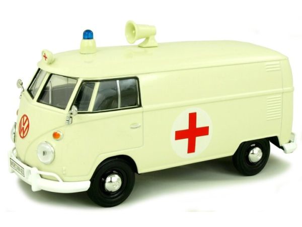 NOS! Motormax VW T1 Kastenwagen Ambulance creme 1:24