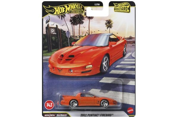 Hot Wheels GJT68-JHW17 Pontiac Firebird 2002 orange metallic - Boulevard #143 1:64