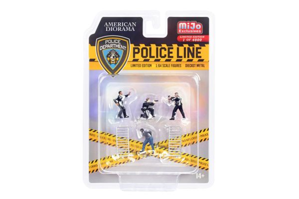 American Diorama Figurenset Police Line - mijo Exclusives 1:64