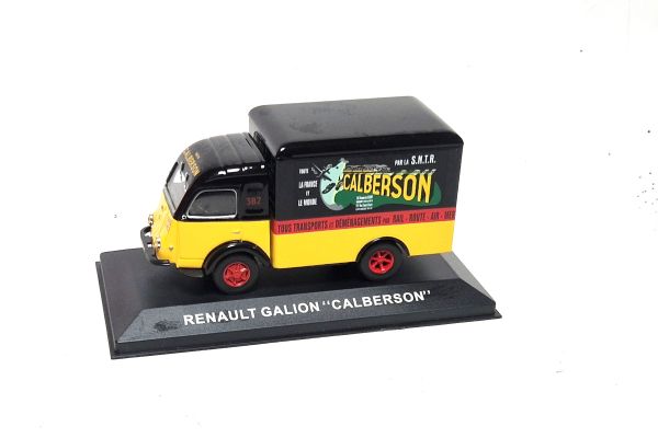 gebraucht! Renault Galion Calberson schwarz/gelb 1:43 - fast wie neu
