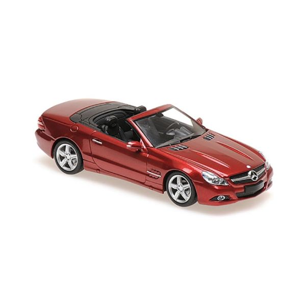 Maxichamps 940037530 Mercedes Benz SL-Klasse rot metallic 2008 Maßstab 1:43 Modellauto