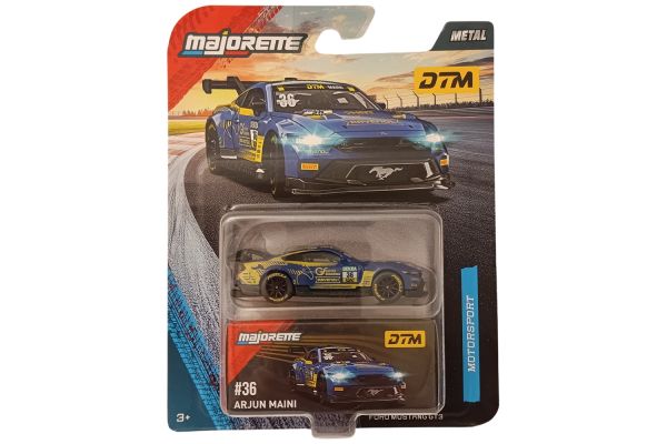 Majorette Ford Mustang GT3 #36 Maini blau/gelb