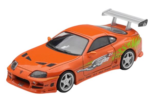 ***PREORDER MiniGT Brian O’Conner's Toyota Supra Bomex 2001 orange - The Fast and the Furious