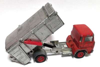 gebraucht! Siku V274 Magirus Deutz Müllwagen rot/silber 1:55