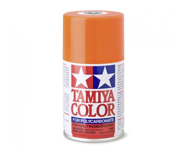 Tamiya 86024 Farbe PS-24 Neon Orange Polycarbonat Lexan Sprayfarbe 100ml