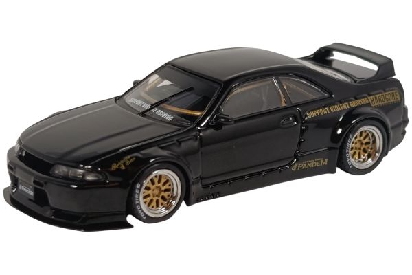 INNO64 Pandem Nissan GT-R (BCNR33) schwarz 1:64
