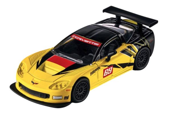 Majorette Chevrolet Corvette C6 R gelb/schwarz 2005 - The Collection 1:64