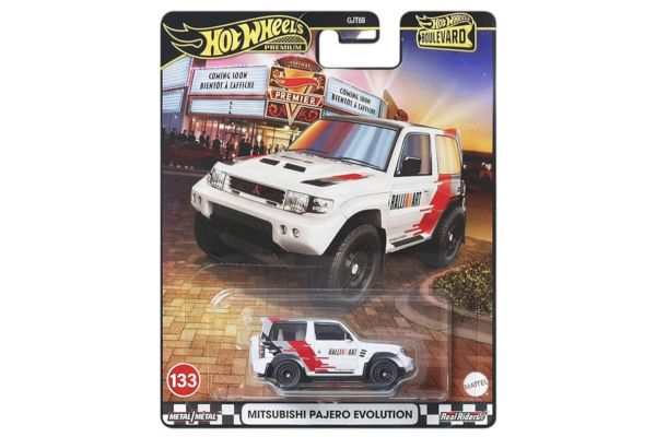 Hot Wheels GJT68-JBL26 Mitsubishi Pajero Evolution weiss - Boulevard