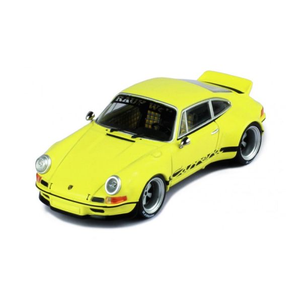 IXO Models MOC310 Porsche 911 RWB Backdate Rauhwelt hellgelb Maßstab 1:43 Modellauto