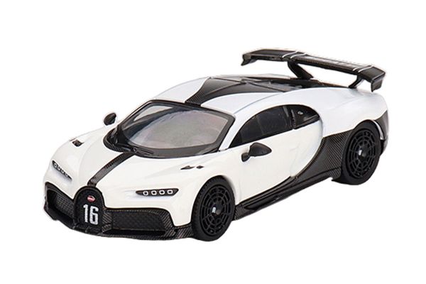 TSM-Models 569 Bugatti Chiron Pur Sport weiss (LHD) - MiniGT Maßstab 1:64