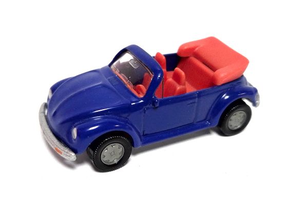 gebraucht! Siku 1077 (0839) VW Käfer 1303 LS cabrio blau - fast wie neu