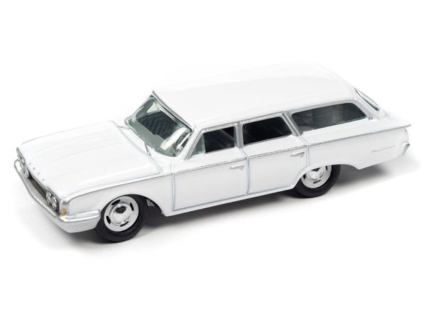 Johnny Lightning JLPC007-2 Ford Ranch Wagon weiss 1960 "James Bond" - Pop Culture 2022 R2 Maßstab 1: