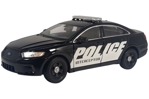 Welly Ford Police Interceptor schwarz/weiss