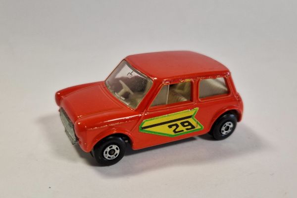 gebraucht! Matchbox No.29 Racing Mini rot Made in England 1970 - fast wie neu