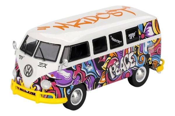 ***PREORDER MiniGT VW T1 Microbus Peace Mizu Design 1967