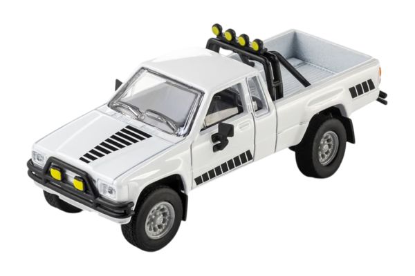 Majorette 8505001022 Toyota Hilux SR5 Pick Up 1985 weiss - The Collection 1:64