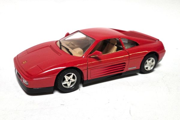 gebraucht! Bburago 1539 Ferrari 348tb 1989 rot 1:24 - fast wie neu