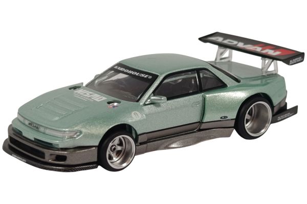 Kaidohouse 232 Nissan Silvia S13-R Kaido Works V1 1991 grün 1:64