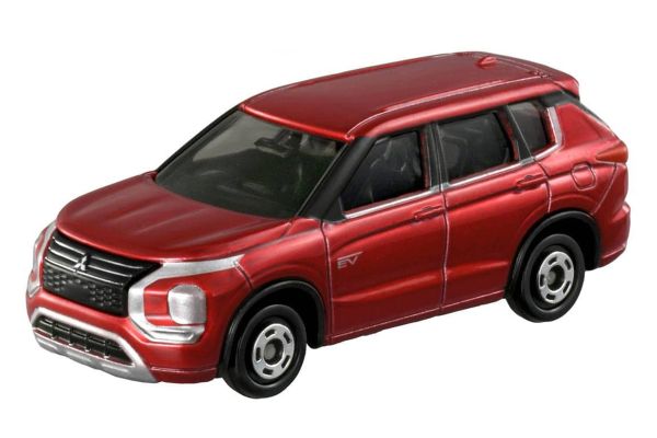 Tomica TO010 Mitsubishi Outlander PHEV rot metallic Maßstab 1:63 Modellauto