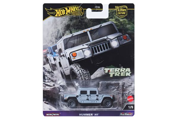 Hot Wheels FPY86-HRV90 Hummer H1 silber - Terra Trek ca. 1:64