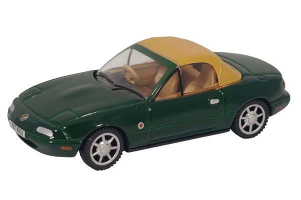 Oxford Mazda MX-5 MkI grün/gelb 1:76