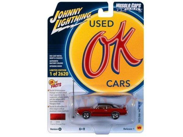 Johnny Lightning JLMC032A-5 Oldsmobile 442 W-30 orange 1972 - Muscle Cars USA 2023 R1 Maßstab 1:64 M