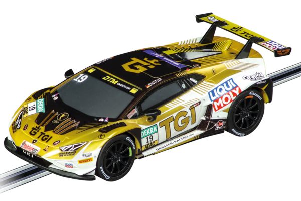 Carrera GO!!! Lamborghini Huracan GT3 Evo2 #19 GRT Grasser Racing gold/weiss Fahrzeug
