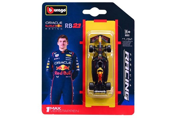 Bburago Red Bull RB21 #1 Max Verstappen 2025 blau 1:64