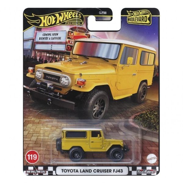 Hot Wheels GJT68-JBL25 Toyota Land Cruiser FJ43 gelb - Boulevard 119 ca. 1:64