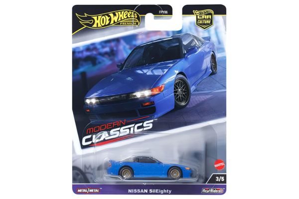 Hot Wheels FPY86-HRV75 Nissan SilEighty blau - Modern Classics ca. 1:64