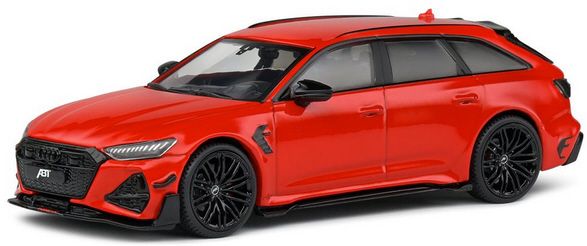 Solido S4310706 ABT Audi RS6-R (C8) misano red 2022 Maßstab 1:43 Modellauto