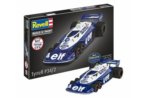Revell Starter Kit Tyrrell P34/2 6-Wheeler Modellbausatz 105-tlg. 1:32