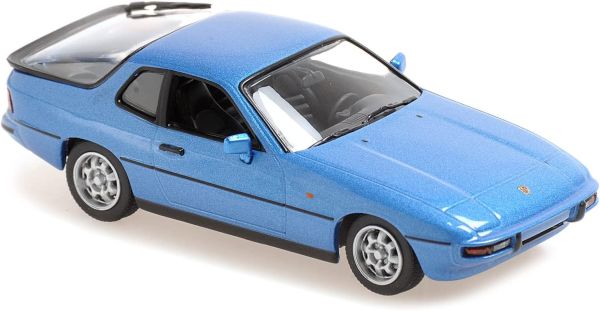 Maxichamps 940062122 Porsche 924 blau metallic 1976 Maßstab 1:43 Modellauto