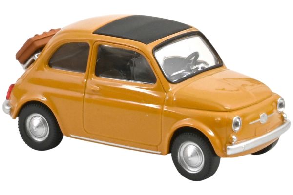 Norev Fiat 500 F 1965 dunkelgelb - Jet Car 1:43