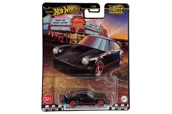 Hot Wheels GJT68-JBL19 Porsche 911 Carrera RS 2.7 schwarz - Boulevard #121 ca. 1:64