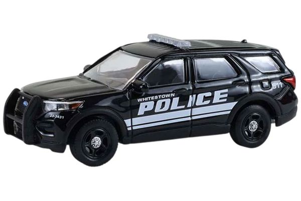 Greenlight 43050-D Ford Police Interceptor Utility Whitestown Police Dept. schwarz 2023 - Hot Pursui