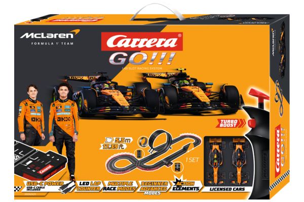Carrera GO!!! Autorennbahn McLaren Racing