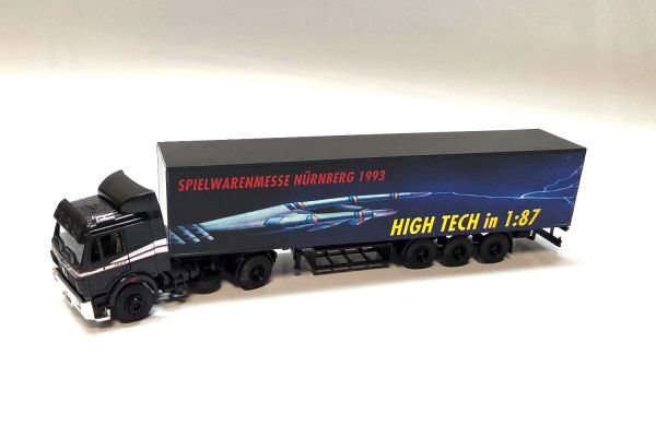 NOS! B&S Modelle Mercedes-Benz 1850 Sattelzug 1993 Spielwarenmesse 1:87