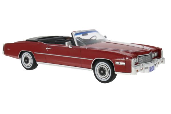 Modelcar Cadillac Eldorado Convertible 1976 rot 1:18
