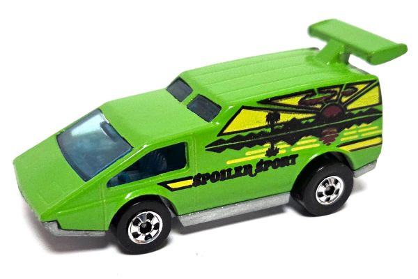gebraucht! Hot Wheels Spoiler Sport hellgrün ca. 1:64 - fast wie neu
