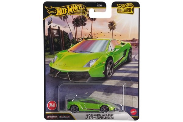 Hot Wheels JHW33 Lamborghini Gallardo LP 570-4 Superleggera grün - Boulevard #148