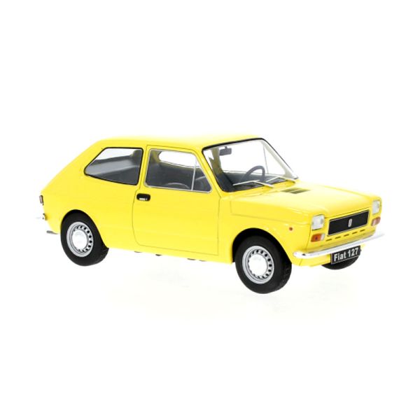 Whitebox WB124109 Fiat 127 gelb Maßstab 1:24 Modellauto