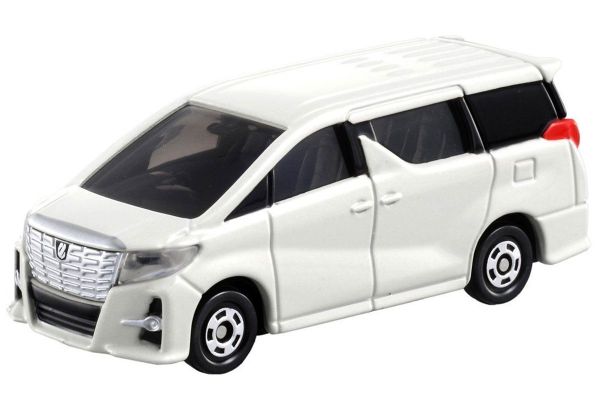 Tomica TO012 Toyota Alphard weiss Maßstab 1:65