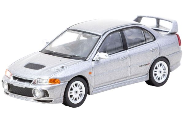 Tarmac Mitsubishi Lancer GSR Evolution IV silber 1:64