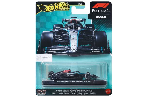 Hot Wheels HRV11-JBM18 Mercedes-AMG Petronas Formula One Team/Equipe #63 - Formel 1 2024