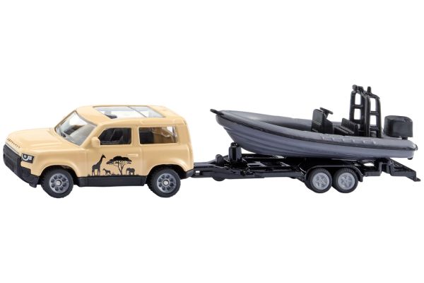 Siku 1126 Land Rover Defender Safari mit Boot beige